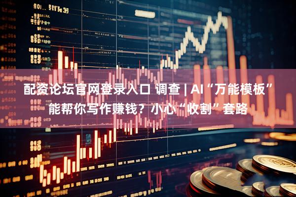 配资论坛官网登录入口 调查 | AI“万能模板”能帮你写作赚钱？小心“收割”套路
